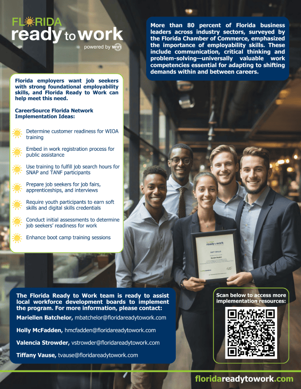 Florida Ready to Work for CareerSource Florida